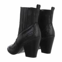 Damen Western- & Bikerboots - blackpu