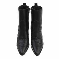 Damen Western- & Bikerboots - blackpu