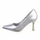 Damen High-Heel Pumps - silver Gr. 36