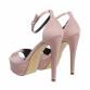 Damen High-Heel Pumps - beige