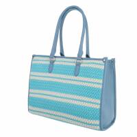 Damen Schultertasche - skyblue