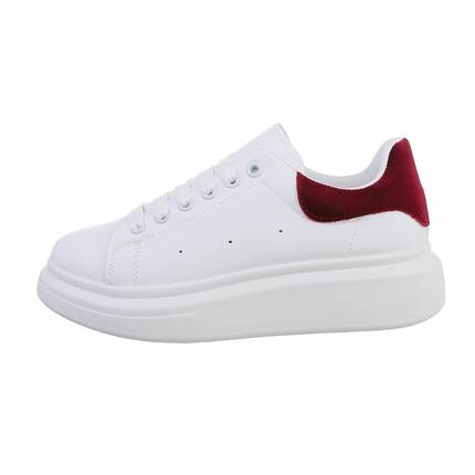 Damen Low-Sneakers - maroon Gr. 36