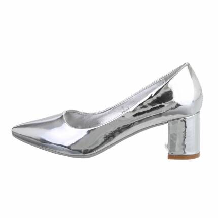 Damen Klassische Pumps - silver Gr. 36