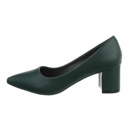 Damen Klassische Pumps - green Gr. 37