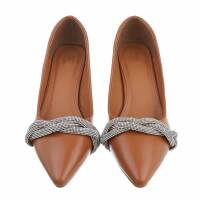 Damen Klassische Pumps - camel