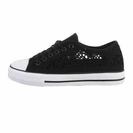 Damen Low-Sneakers - black Gr. 37