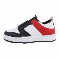 Herren Freizeitschuhe - blackred