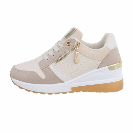 Damen High-Sneakers - beige