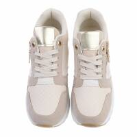 Damen High-Sneakers - beige