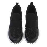 Damen Low-Sneakers - black