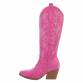 Damen Western- & Bikerboots - fushia