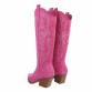 Damen Western- & Bikerboots - fushia