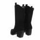 Damen Western- & Bikerboots - blacksuede