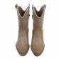 Damen Western- & Bikerboots - khakipu