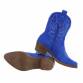 Damen Western- & Bikerboots - bluesuede