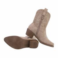 Damen Western- & Bikerboots - khakisuede