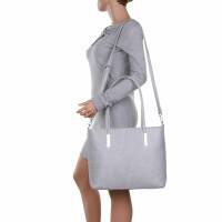 Damen Schultertasche - grey