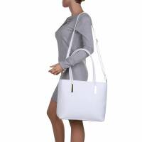 Damen Schultertasche - white