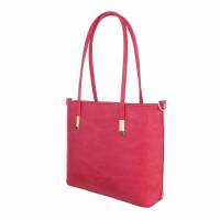 Damen Schultertasche - fuchsia