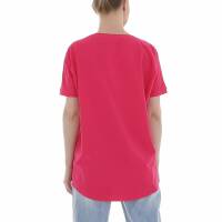 Damen T-Shirt von GLO STORY Gr. One Size - pink