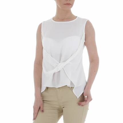 Damen Bluse von GLO STORY Gr. L/40 - white