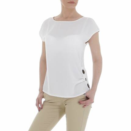 Damen Bluse von GLO STORY Gr. S/36 - white