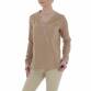 Damen Bluse von GLO STORY Gr. M/38 - beige