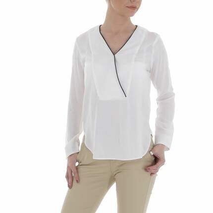 Damen Bluse von GLO STORY Gr. L/40 - white