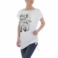 Damen T-Shirt von GLO STORY - white