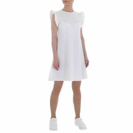 Damen Sommerkleid von GLO STORY Gr. L/40 - white