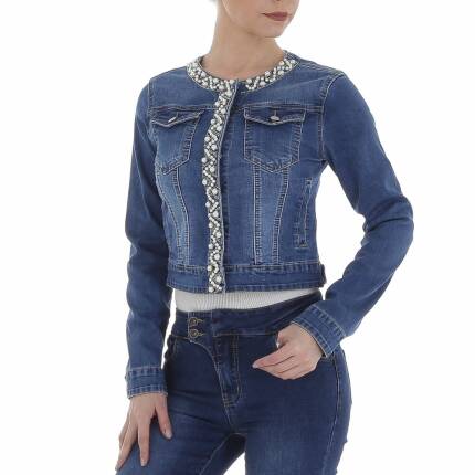 Damen Jeansjacke von M.Sara Gr. XS/34 - blue