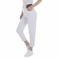 Damen High Waist Jeans von M.Sara - white