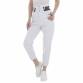 Damen High Waist Jeans von M.Sara Gr. M/38 - white