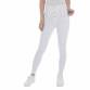 Damen High Waist Jeans von M.Sara Gr. L/40 - white