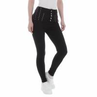 Damen High Waist Jeans von M.Sara - black