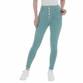 Damen High Waist Jeans von M.Sara - green