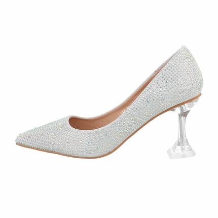 Damen Klassische Pumps - silver Gr. 36