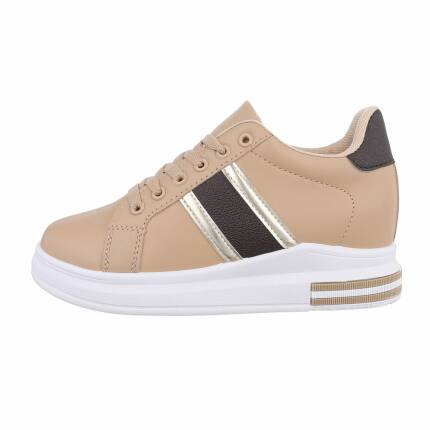 Damen Low-Sneakers - khaki