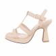 Damen Sandaletten - beige - 12 Paar