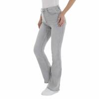 Damen Bootcut Jeans von Laulia - L.grey