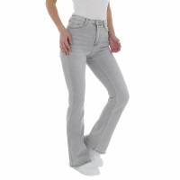 Damen Bootcut Jeans von Laulia - L.grey