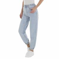 Damen High Waist Jeans von Laulia - L.blue