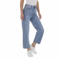 Damen Straight Leg Jeans von Laulia - blue