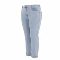 Damen High Waist Jeans von Laulia - L.blue