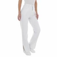 Damen High Waist Jeans von Laulia - white