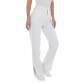 Damen High Waist Jeans von Laulia - white