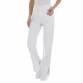 Damen High Waist Jeans von Laulia Gr. XS/34 - white