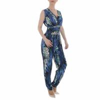 Damen Langer Jumpsuit von LEEZIO - blue