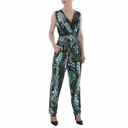 Damen Langer Jumpsuit von LEEZIO Gr. XL/XXL - green