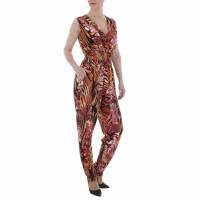 Damen Langer Jumpsuit von LEEZIO - red